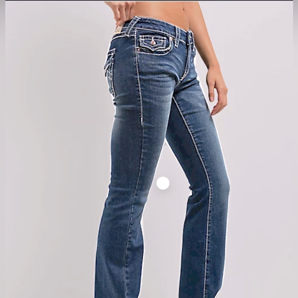 True Religion- Low Rise Boot-Cut Jeans - Size 25